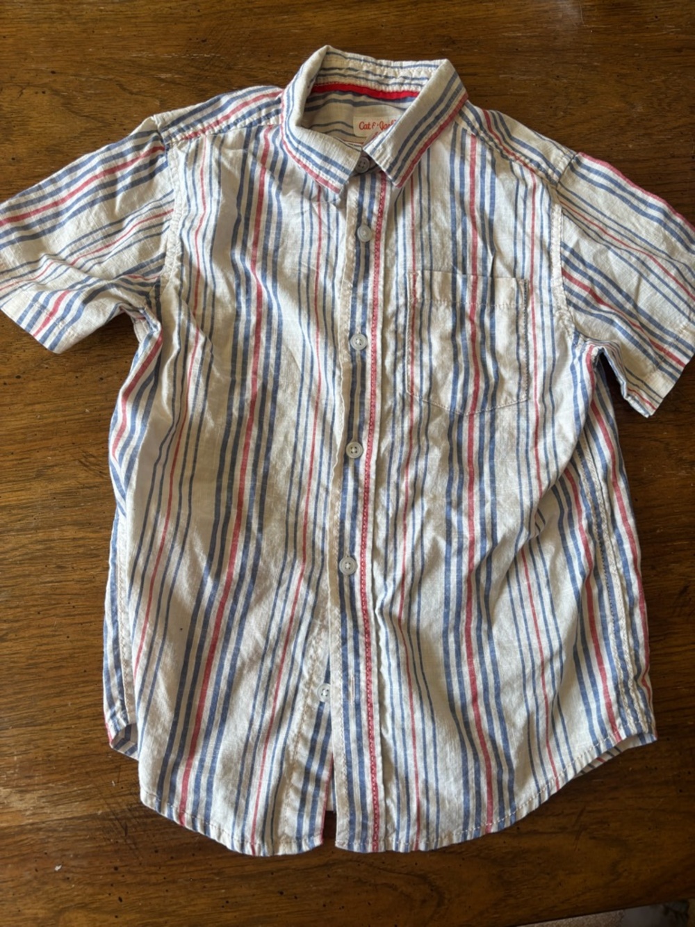 Cat & Jack Short-Sleeve Button-Up Shirt